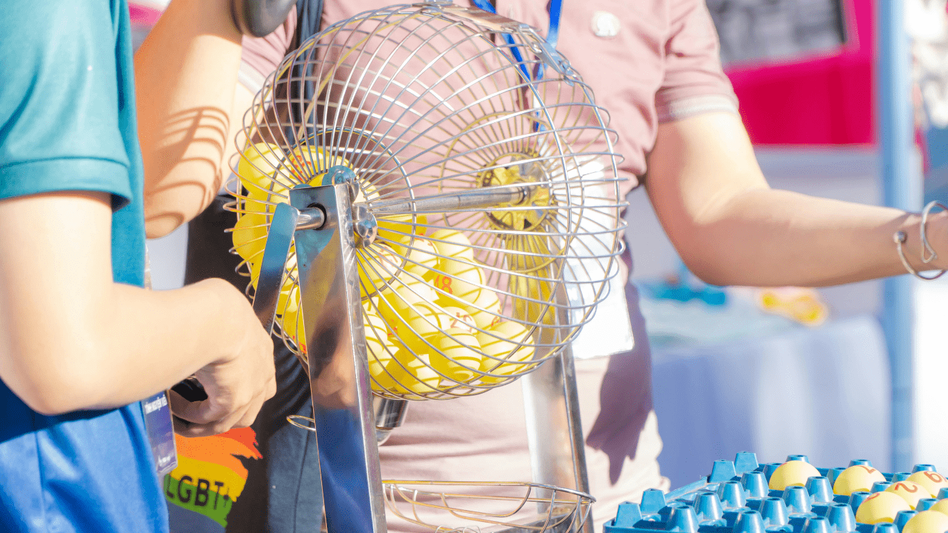 a lottery ball machine