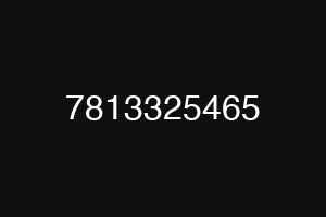 7813325465