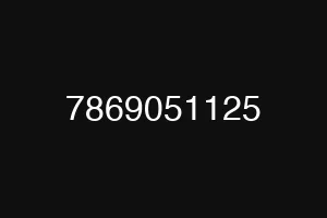 7869051125